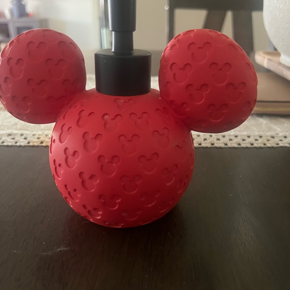 Disney Red Mickey Mouse Decor Dispenser